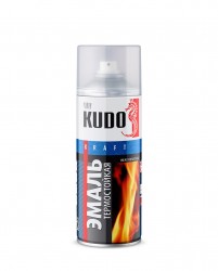 Аэрозоль KUDO №5001 серебро термостойкая 520мл