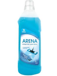 Моющие ср-во GRASS Arena полироль д/пола водная лилия 1л (12)  125184