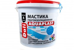 Мастика Dali Аквапласт акриловая гидроизоляционная 2,5л, голубая