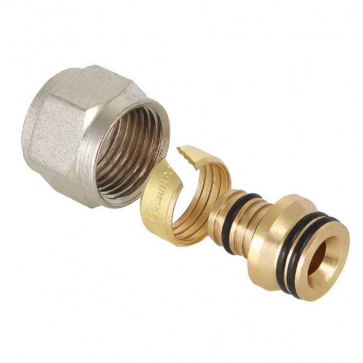 Соединитель коллект.для м/п труб 16*2 (обжим) Valtec