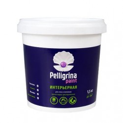 Краска акрил. фасадная белоснежная PELLIGRINA PAINT 1,5кг