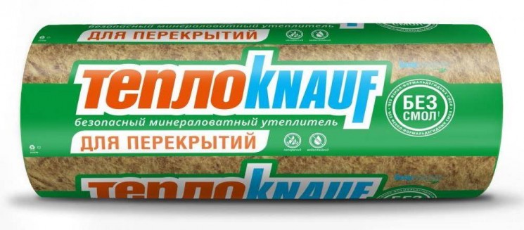 Утеплитель ТеплоКНАУФ ДЛЯ ПЕРЕКРЫТИЙ 50мм 18 м2