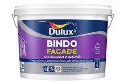 Краска для фасадных и цокольных поверхностей база глубокоматовая BW Dulux Bindo, 2.5л
