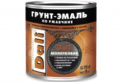 Эмаль молотковая DALI коричневая 0,75л, Рогнеда