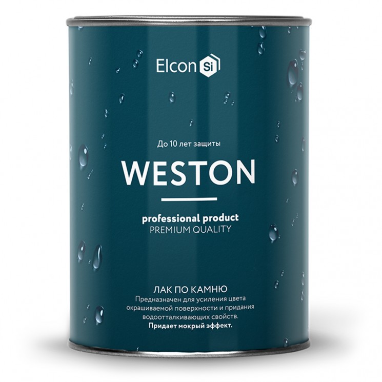 Лак с мокрым эффектом Элкон Weston для камня 0,9л
