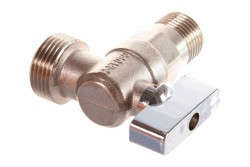 Кран для стир. машины угловой 1/2M*3/4M  L273