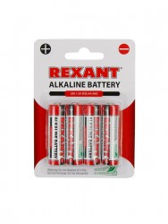 REXANT 30-1026 Алкалиновая батарейка AA/LR6 1,5 V 2700 mAh 12шт