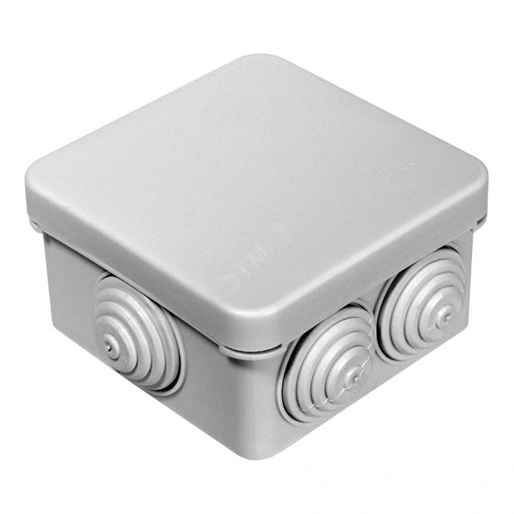 Коробка Промрукав распаячная 40-0300 100*100*50 для о/п IP55