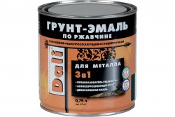 Эмаль по ржавчине DALI серая RAL7004, 0,75л, Рогнеда