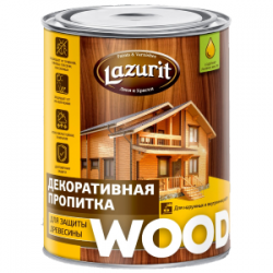 Декор. пропитка для защит. древесины "Lazurit" палисандр (1л,0,8кг,14шт)
