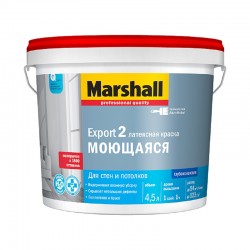 Краска для стен и потолков база глубокоматовая  ВС Marshall Export-2, 4,5л