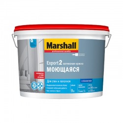 Краска для стен и потолков база глубокоматовая ВС Marshall Export-2, 9л