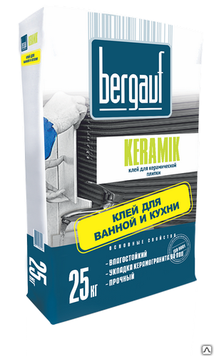 Клей Бергауф Keramik для керамич.и кафельн. плитки 25кг*1(56шт)