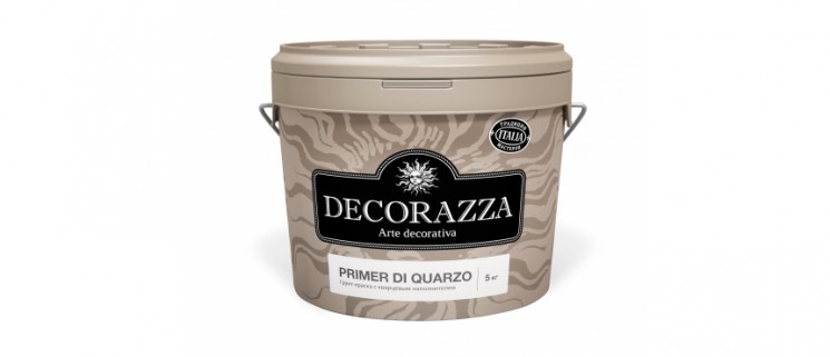 Decorazza Primer Di Quarzo грунтовка c кварцевым наполнителем для улучшения адгезии 14кг