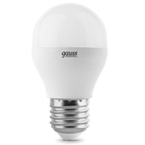 Лампа LED Gauss шар 6W E27  4100К 53226