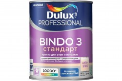 Dulux Bindo 3 краска для стен и потолков матовая база BW (1л)