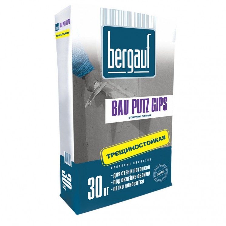 Штукатурка Бергауф Bau Putz Gips гипсовая  30кг*1
