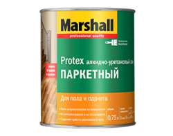 Лак паркетный матовый Marshall Protex, 0,75л