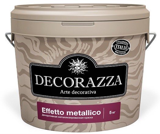 Decorazza Effetto Metallico база Bianco декоративная металлизированная краска 0,3л