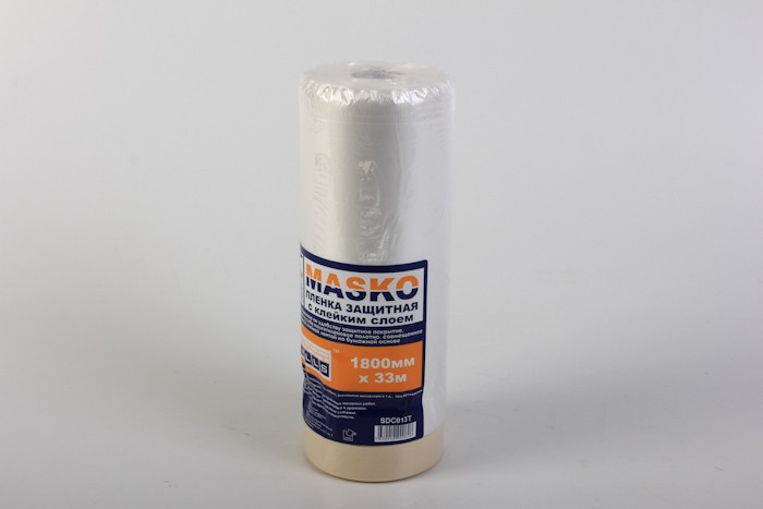 Пленка защитная с клейким слоем MASKO1800ммх33м 4WALLS SDC013T/30