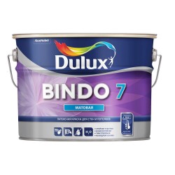 Dulux Bindo 7 краска для стен и потолков матовая база BW (9л)