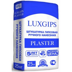Штукатурка гипсовая Luxgips Plaster, белая 25кг