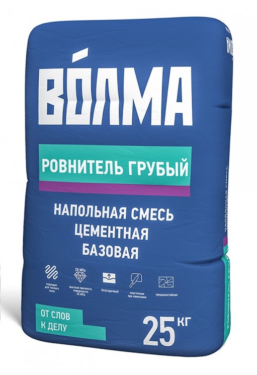 Пол Волма Ровнитель грубый  25 кг.