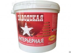 Краска эмульсионная "Заводская" интерьерная 3кг