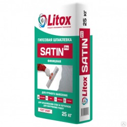 Шпатлевка гипсовая Литокс  SATIN PRO 25кг
