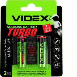 VIDEX TURBO Алкалиновая батарейка AA/LR6 1,5 V