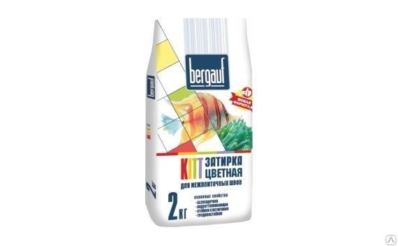 Затирка Бергауф Kitt терракот 2кг*10 (320 шт.)