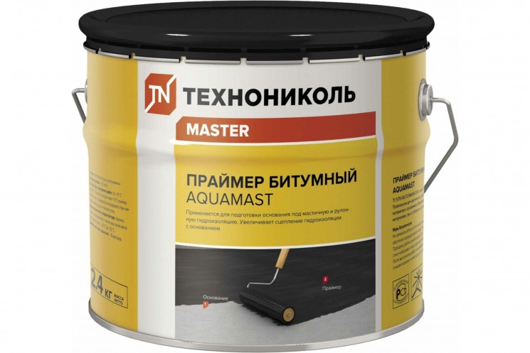 Праймер Технониколь битумный AquaMast 2,4 кг