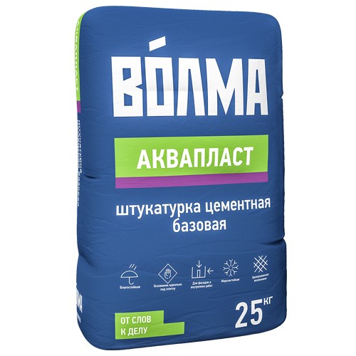 Штукатурка "Волма Аква-Пласт"  25кг (48)