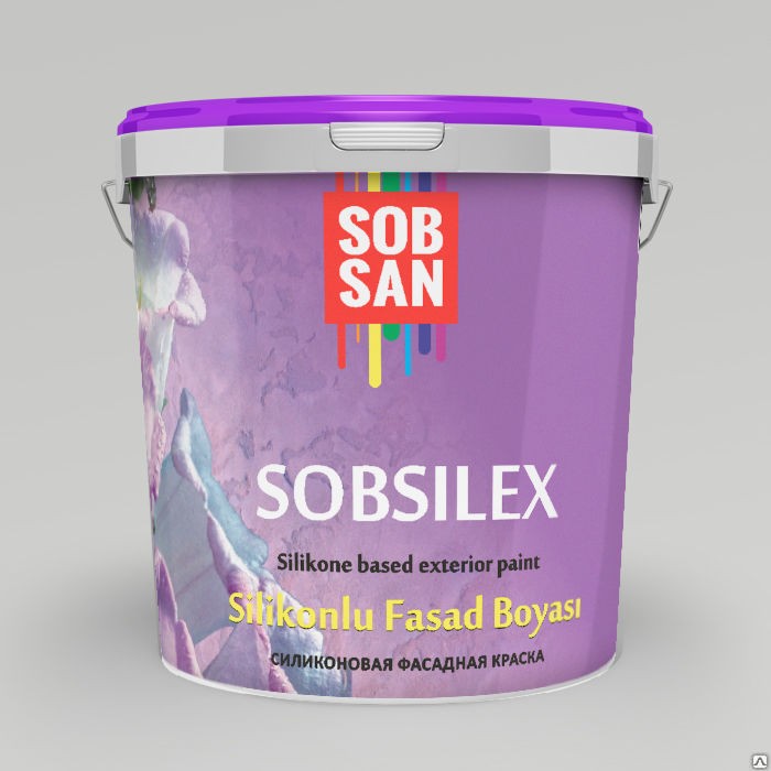 Краска фасадная силиконовая Sobsilex 25кг