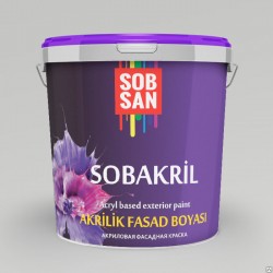Краска фасадная Sobakril 10кг