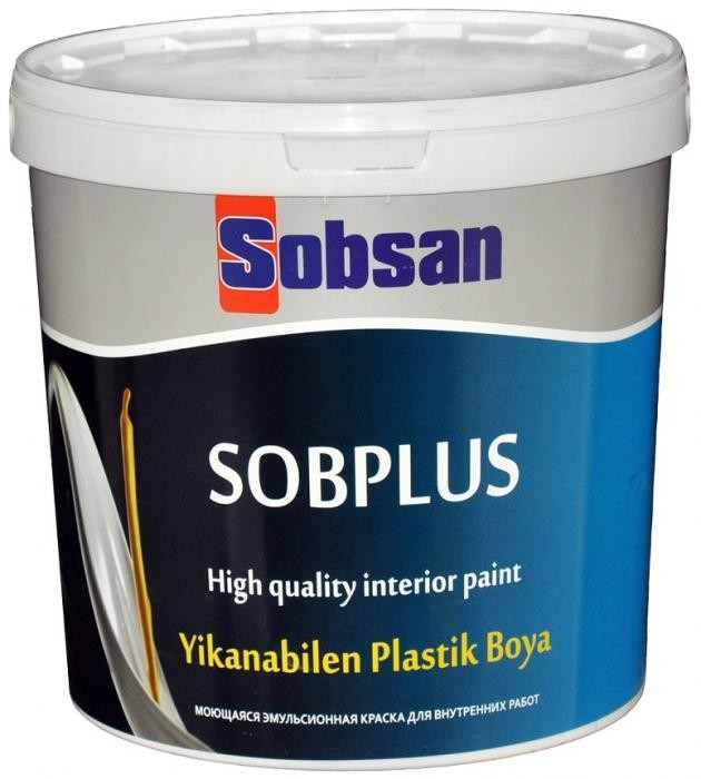 Краска эмульсионная Плюс Sobplus 3,5кг