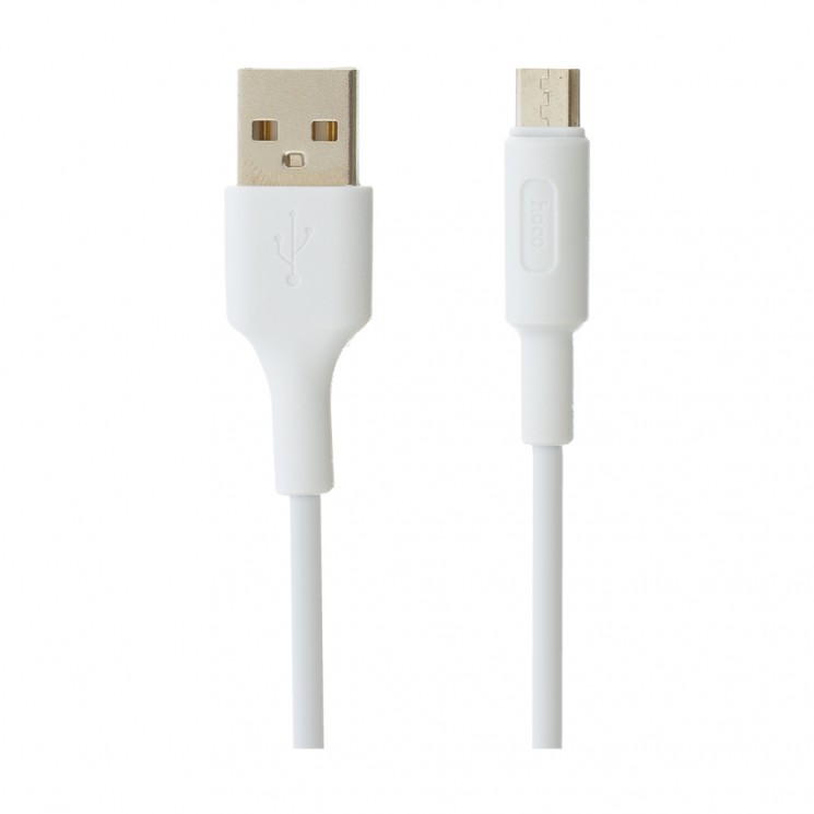 Кабель HOCO X25m Soarer MicroUSB (белый)