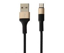 Кабель HOCO X26m Xpress MicroUSB (черно-золотой)
