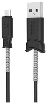 Кабель HOCO X24m Pisces MicroUSB (черный)