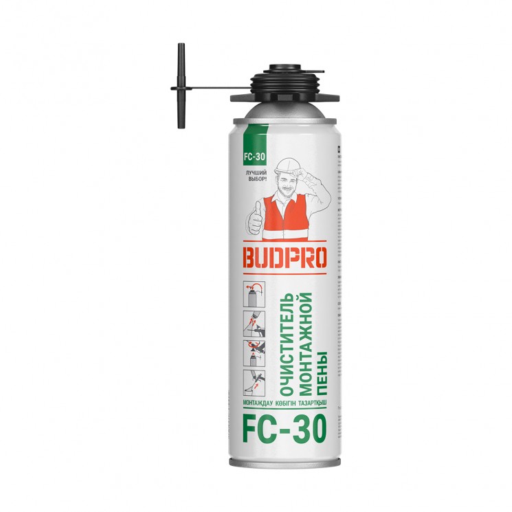 ОЧИСТИТЕЛЬ ПЕНЫ "BUDPRO FC-30" 440 МЛ (12)