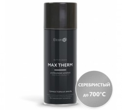 Эмаль термостойкая аэрозольная Элкон  сереб. до 700С  520мл