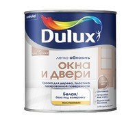 Dulux Окна и двери краска для дерева,пласт,лак.поверхн. база BС(0,75л)