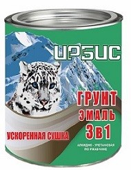 Грунт-эмаль ИРБИС 3в1 голубая 0,9кг