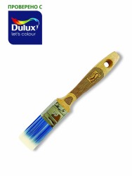 Кисть плоская "Handmaler PRO BLUE"иск. щетина,бук.ручка 30мм