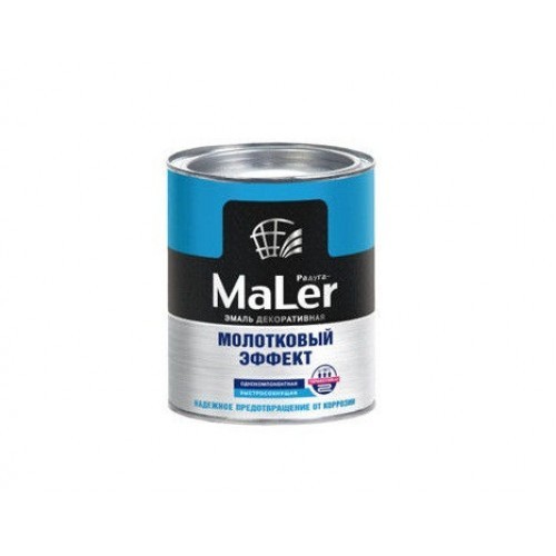Эмаль декоративная с молотковым эффектом (золотистая) 0,8л Радуга (14шт)