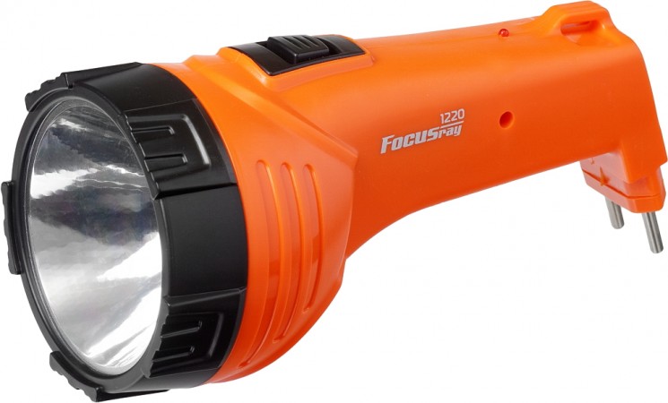 Фонарь Focusray 1220 1W+8SMD аккумуляторный