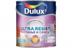 Краска для стен и потолков повышенной износостойкости матовая Dulux Ultra Resist база BW 9л