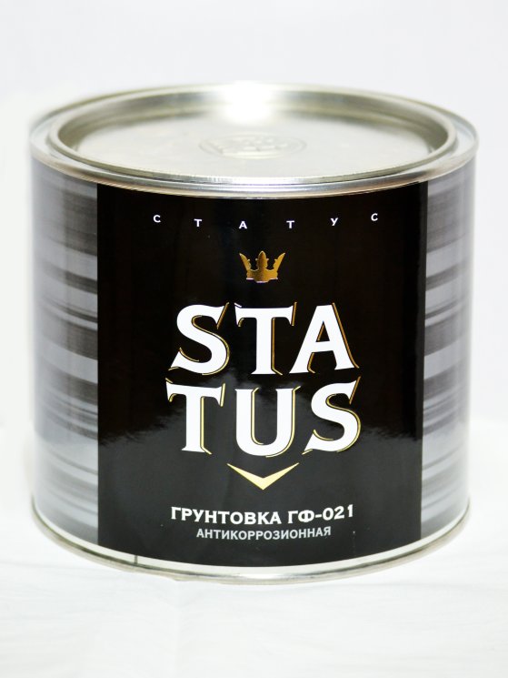 Грунт ГФ-021 STATUS серая 1,8 кг (Радуга)