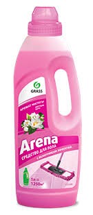 Моющие ср-во GRASS Arena полироль д/пола цветущий лотос 1л (12)  125185