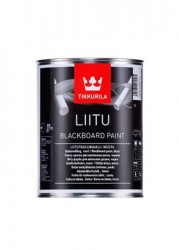 Краска с эффектом школьной доски Tikkurila Liitu 1л (черная)